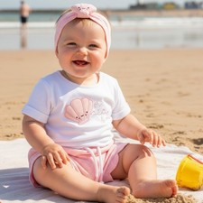 Baby Girls ~ Seashell ~ Waffle