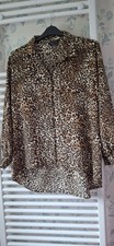 Saloos Ladies Animal print top/ shirt size 16