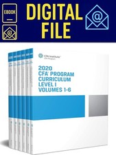 2020 CFA Program Curriculum