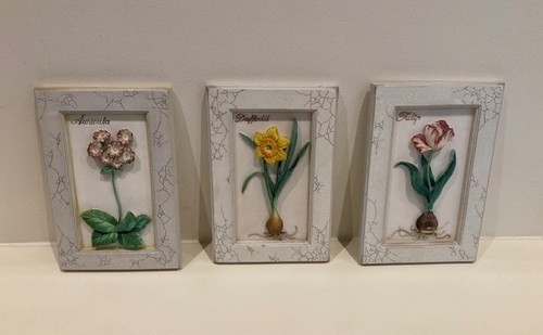 Three vintage resin hand - three, m&s