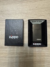 Genuine Zippo Slim Ebony