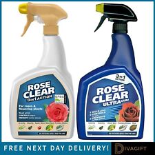 ROSE CLEAR ULTRA GUN SPRAY 3 IN 1 ACTION KILLS APHIDS FUNGUS PREVENTS ATTACKS