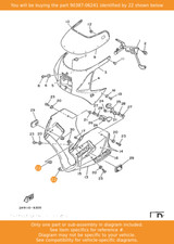 YAMAHA Collar, 90387-06241 OEM