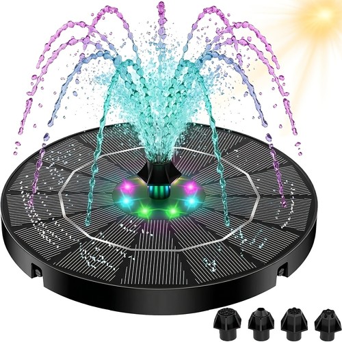 Solar water fountain - fountain, -solar