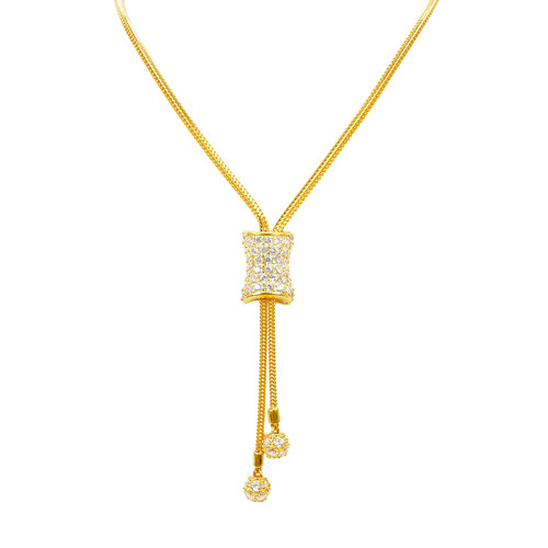 22ct gold drop - 22ct, necklace