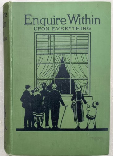 Antiquarian enquire within - enquire,