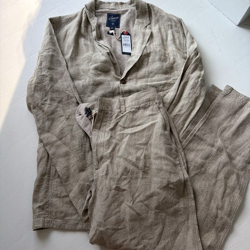 Grayers 100 linen suit mens - linen,