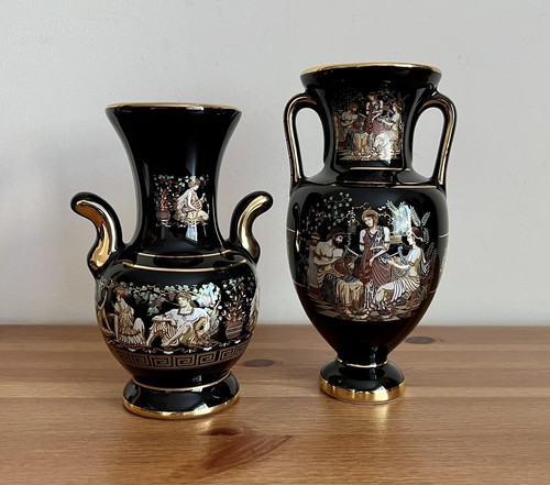 Fakiolas greek vase - fakiolas, gold