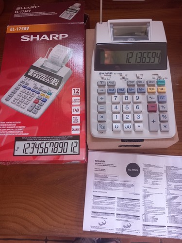 Sharp printing calculator - sharp,