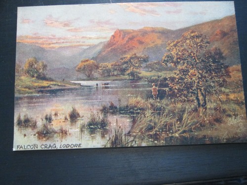 Postcard falcon crag lodore - falcon,