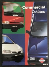 NISSAN COMMERCIALS Sales Brochure Oct 1997 #9999953014 Vanette CABSTAR Pick Up