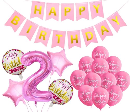 Girl 2nd birthday decorations - girl,
