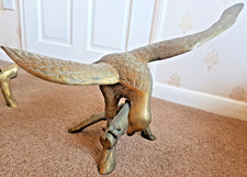 Antique Large Eagle Statue on a Branch, Collectable, Ornament, Rare, Vintage