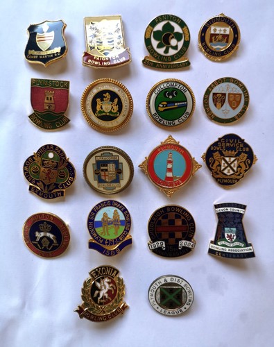 Bowling club badges - devon, job