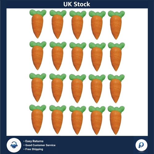 Decorative sugar carrots - decorative, 20