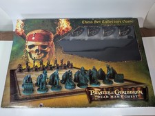 Pirates Of The Caribbean Dead Mans Chest Chess Set Complete Disney Game 