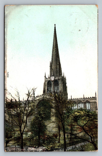 Postcard yorkshire rotherham - -,