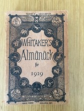 Whitakers Almanack 1929