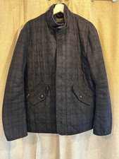 WILLIAM HUNT Saville Row Mens Quilted Jacket  Size Large
