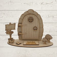 MDF Wooden Fairy Door blank