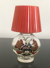 Vintage Empty Glass Scotish Brodie Minature Whiskey ‘Lamp’