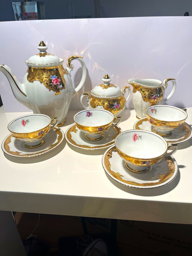 Vintage bavaria gold tea - gold,