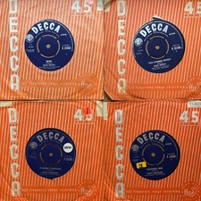 JOB LOT - 20 x  7”  DECCA LABLE RECORDS. 1960’s - ALL LISTED