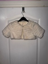 H&M Faux Fur Bolero Jacket In