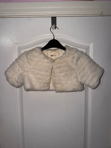 Faux fur bolero jacket - fur,