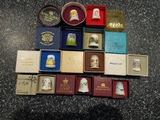 10 x BOXED CERAMIC THIMBLES