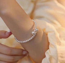 1pcs Simple Faux Pearl Bracelet – Minimalist Beaded Style
