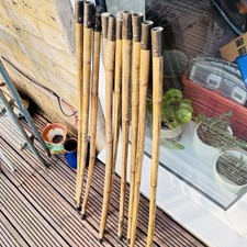 Antique Bamboo Wood & Brass