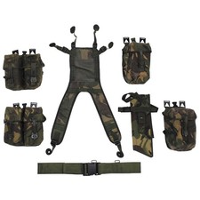 British Army Surplus PLCE Webbing Set DPM Camo 7 Parts Yoke Pouches