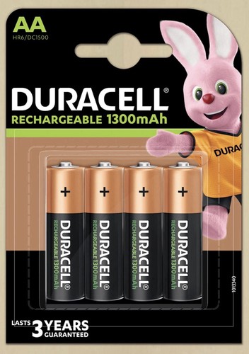 Duracell 1300 mah stay - duracell, aa