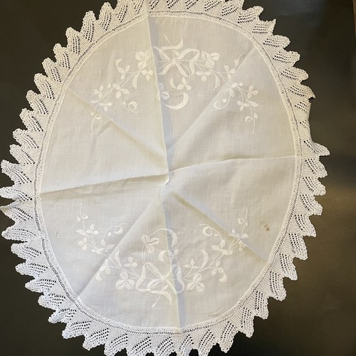 Large doily white - large,