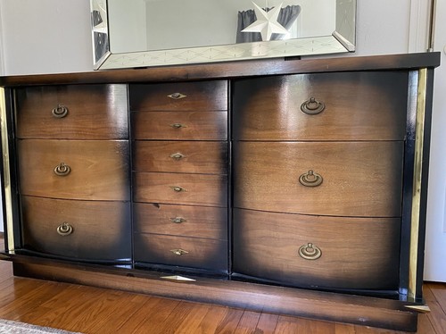 Three piece midcentury bedroom - piece,