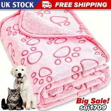 1Pc Ultra-Soft Paw Print Dog