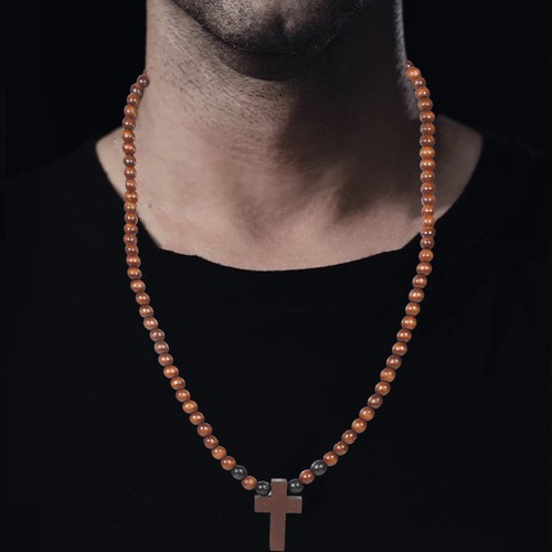 Religious necklace men - religious,