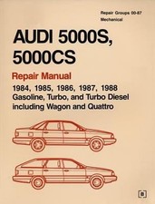 Audi 5000S, 5000CS Repair