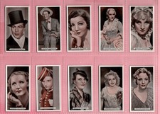 Ardath: Famous Film Stars 1934 Full Set 50 Cigarette Cards