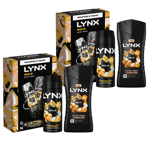 Lynx gold gift set packs - lynx,
