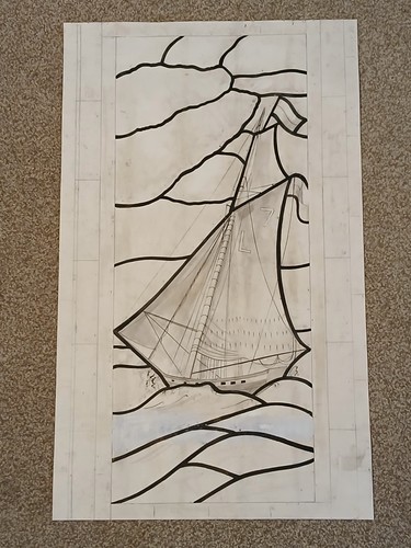 Stained glass genuine - genuine, cartoon