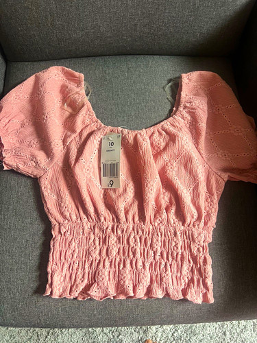 Matalan girls pink smocked - matalan,
