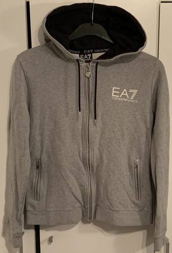 Ea7 women grey hoodie size - ea7, women’s
