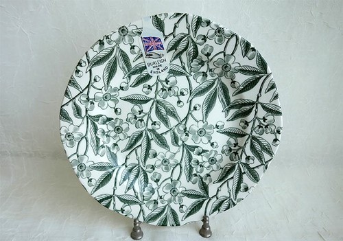 Burleigh green prunus plate - burleigh,