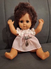 Zapf Creation Vintage Doll, 1980s, With Sleeping Eyes And Pink Dress