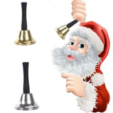 1 Pcs Christmas Hand Bell Celebrate Rattle Bell Reception Dinner Party Handbell