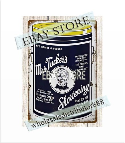 Mrs tucker shortening metal - tucker's,