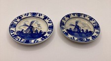 Pair of Vintage Delft Blue
