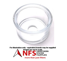 CAV 296 Type Deep Glass Fuel Bowl P/N R7111/403 Tractor Filter Glass Bowl